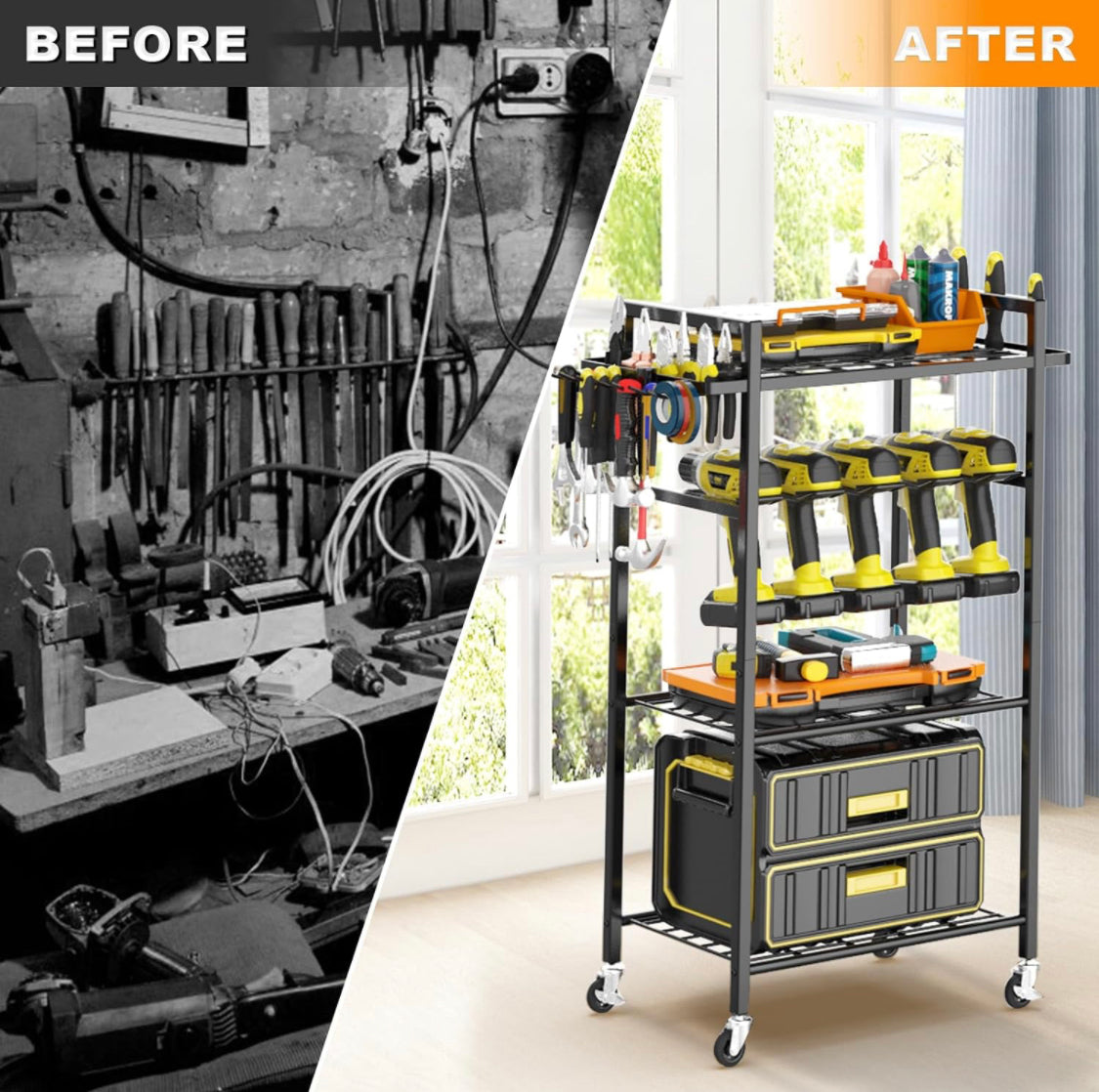 TOOLS - Power Tool Storage Rack