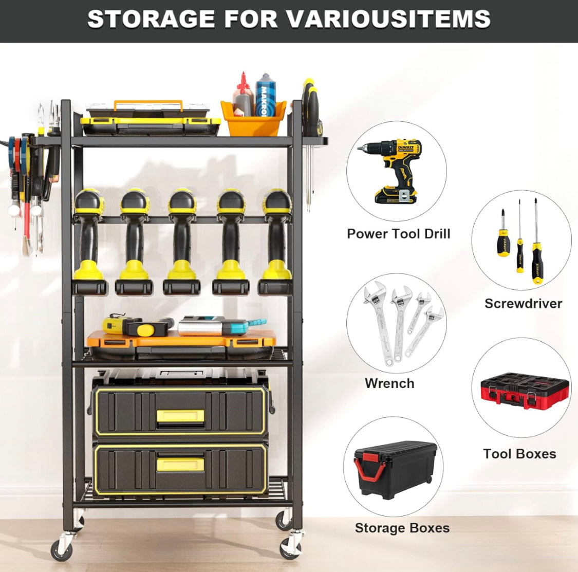 TOOLS - Power Tool Storage Rack