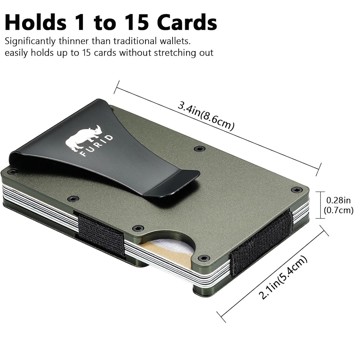 ACCESSORIES FOR MEN - RFID Credit Card / Money Clip Wallet