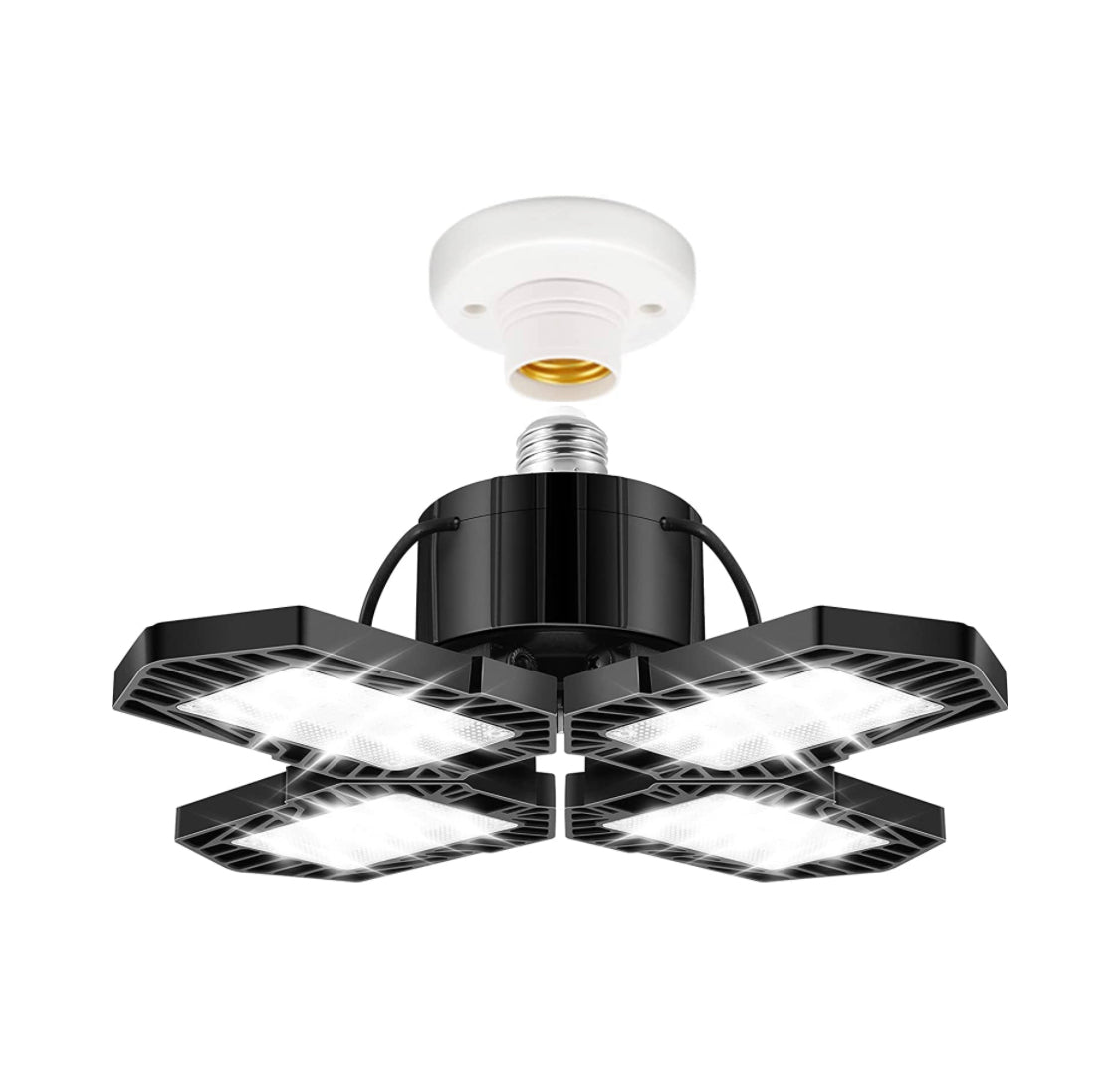 LIGHTING - 4 Panel Garage Light