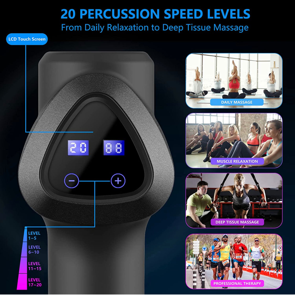 HEALTH - Deep Tissue Massage Gun