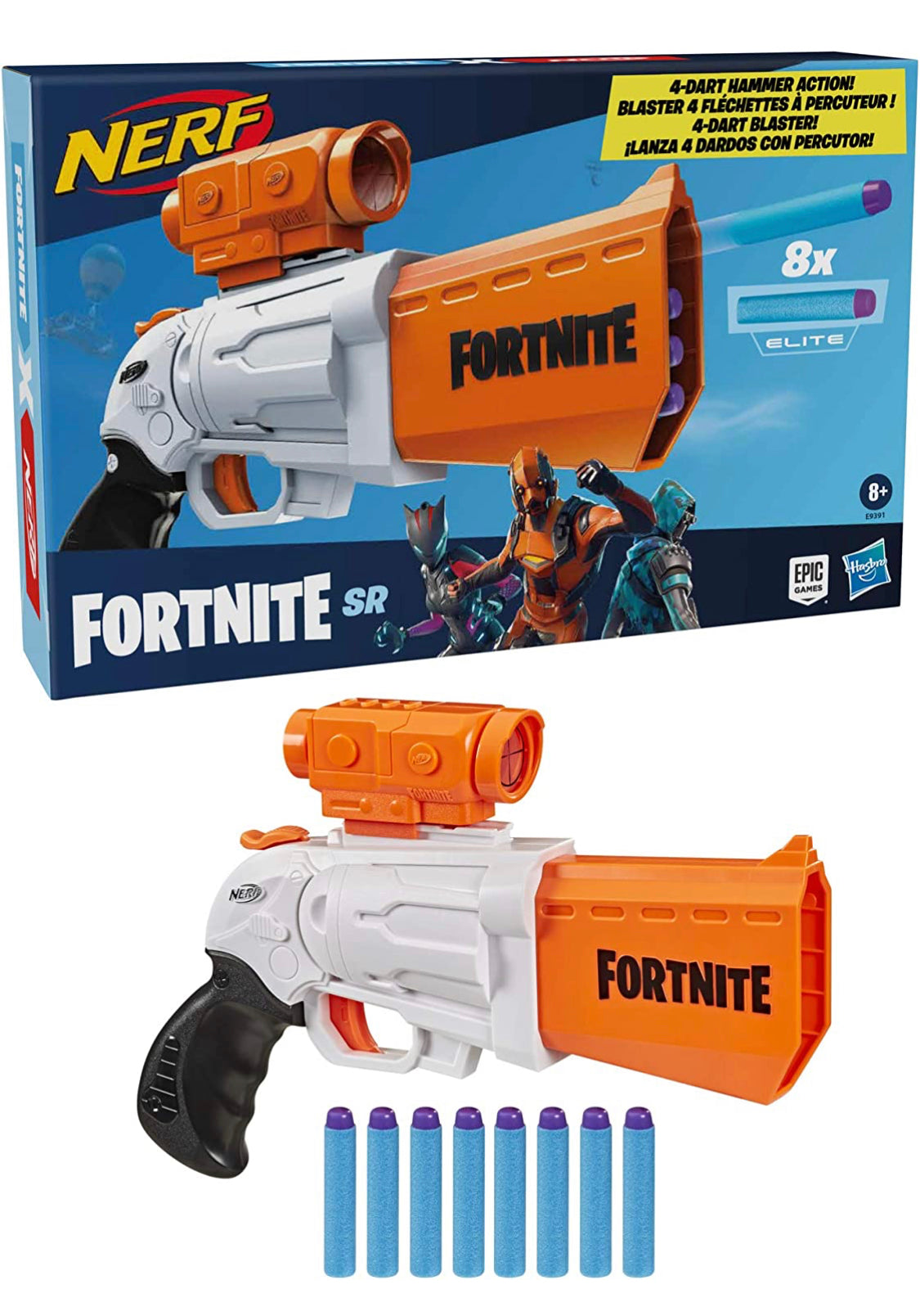 KIDS - NERF Fortnite SR Blaster