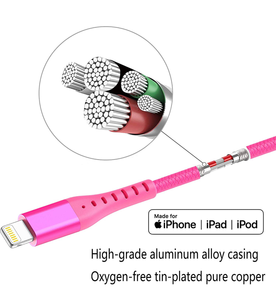 ELECTRONICS - iPhone Charger Cables - Set of 4