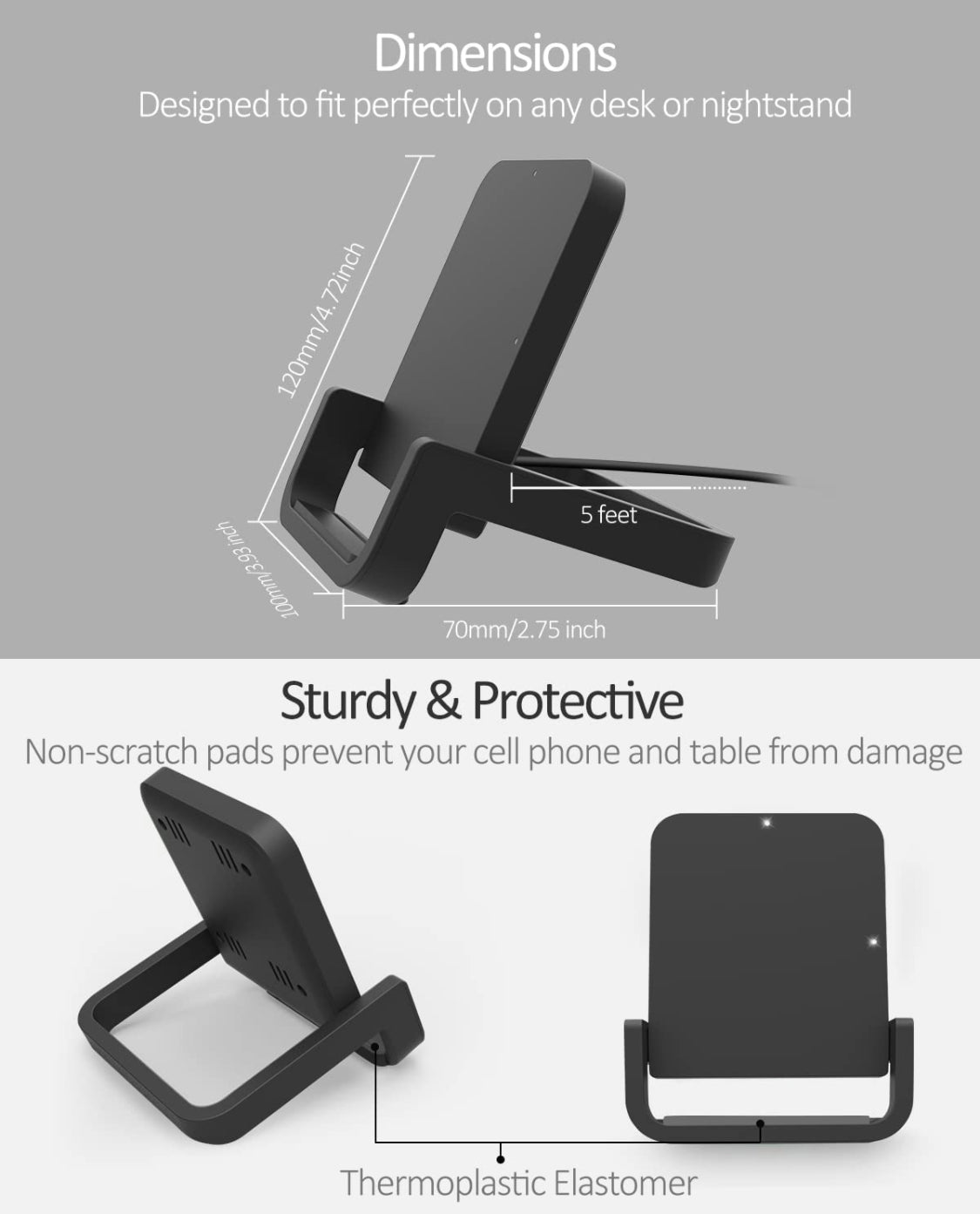 ELECTRONICS - Fast Wireless Cell Phone Charger