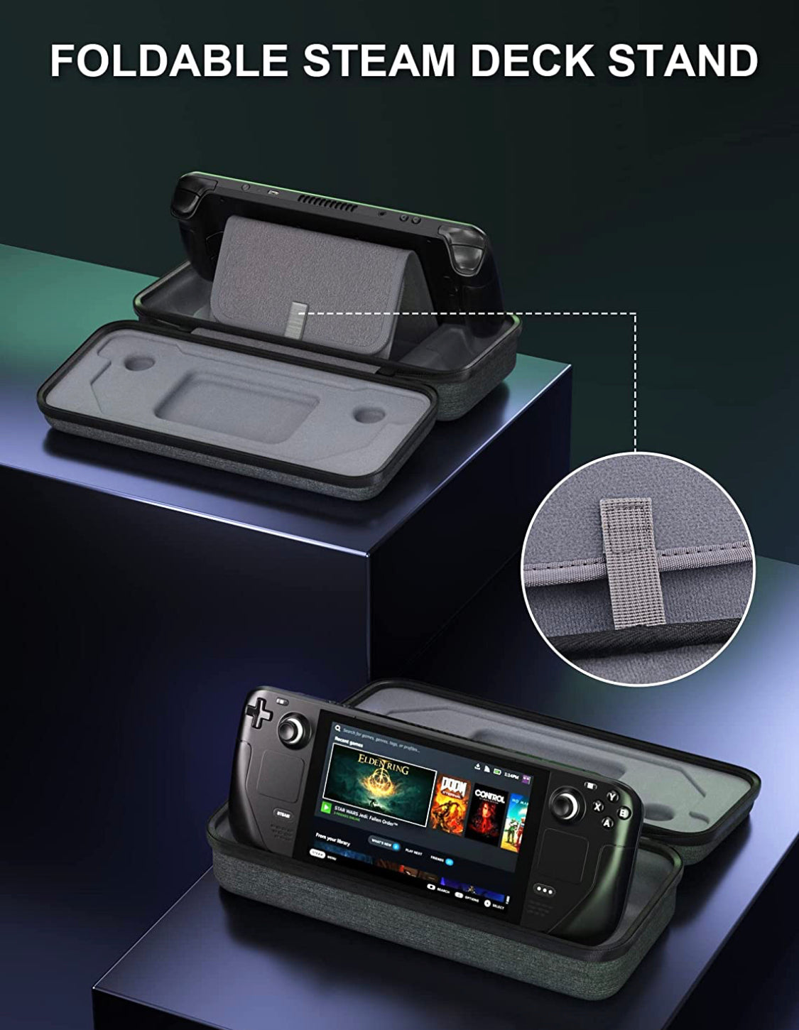 GAMING - Protective Carrying Case for Steam Deck/Nintendo Switch