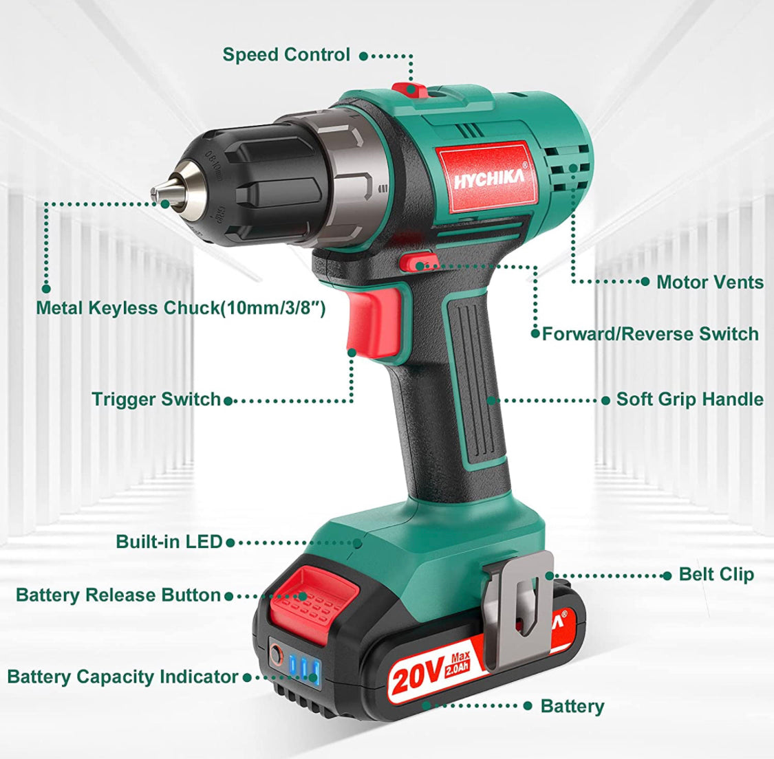 TOOLS - Cordless Drill Driver Set